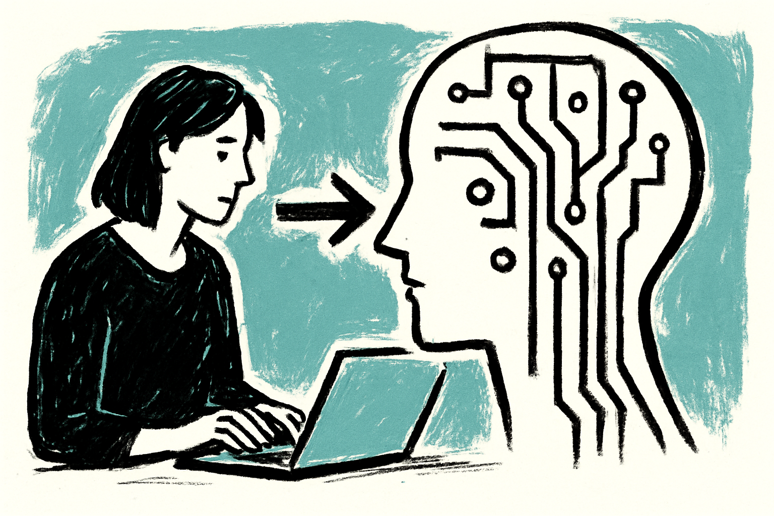 gender-ai-gap-frau-am-laptop